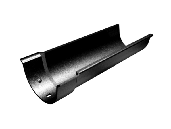 114x75mm Cast Beaded Deepflow Half Round Painted 1.83mtr Gutter Length