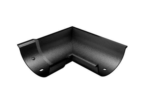 100mm Cast Beaded Half Round Painted Internal Angle 90°