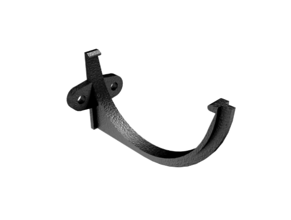 100mm Cast Aluminium Half Beaded Half Round Painted Fascia Bracket