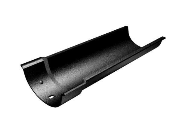 125mm Cast Beaded Half Round Painted 1.83mtr Gutter Length