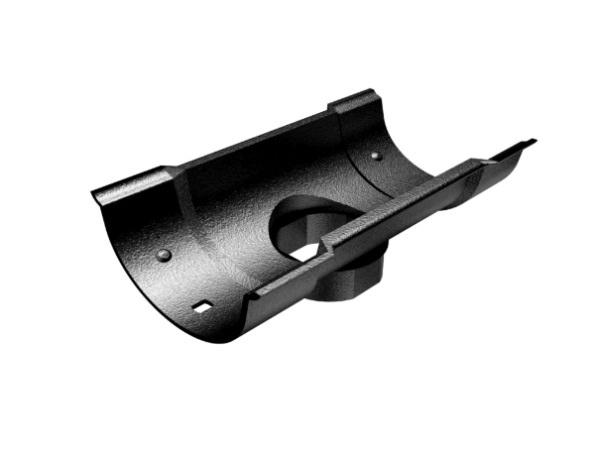 114mm Cast Beaded Half Round Painted 76mm Round Painted Outlet