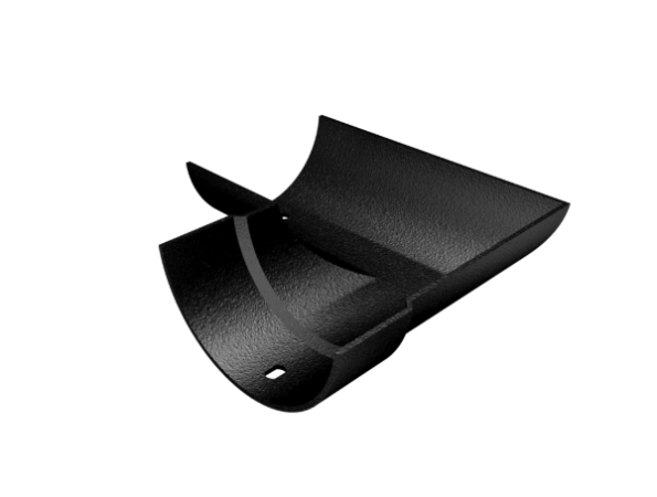 114mm Cast Half Round Painted External Angle - 90°