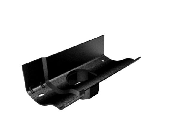 125mm Cast Victorian Ogee Painted 63mm Round Painted Running Outlet