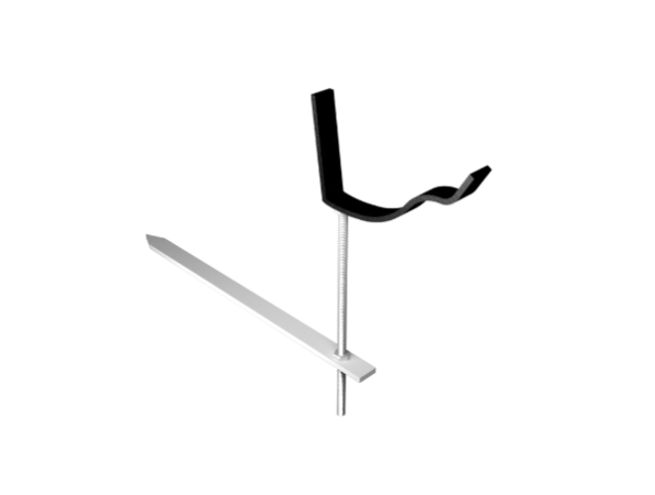 125mm Cast Victorian Ogee Painted Rise & Fall Bracket including fixing spike