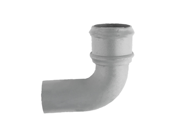 3'' Round Bend 92.5° + Cast Non Eared Collar 