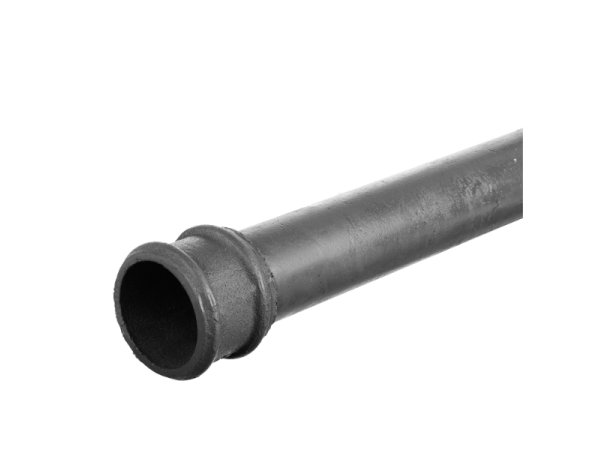 4'' Round 6ft Downpipe Length + Cast Non-Eared Collar