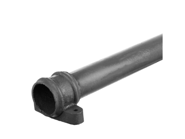 3'' Round 6ft Downpipe Length + Cast Eared Collar