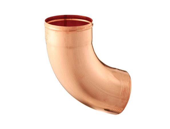 100mm Copper 70° Bend