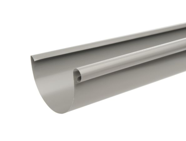 115mm Dusty Grey Steel HR Gutter 3m