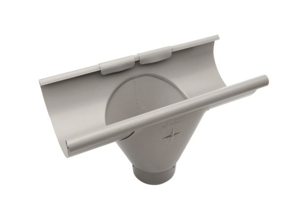 115mm HR D Grey Steel 80mm Prefab Outlet