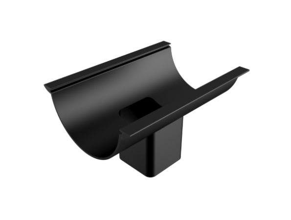 114mm Beaded Half Round Painted 63mm Square Outlet