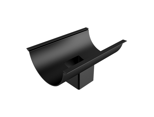 150mm Beaded Half Round Painted 76mm Square Outlet