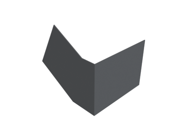 F4 TYPE 2MM FASCIA - 500MM FACE LH BOXEND