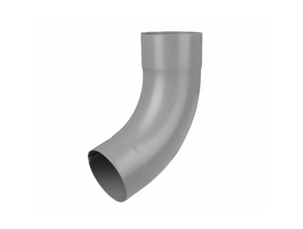 100mm Grey Aluminium Steel 90 deg Bend