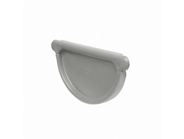 115mm Grey Aluminium Steel Stop End