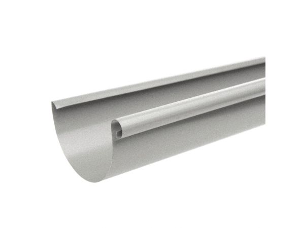 115mm Grey Aluminium Steel 3mtr Gutter