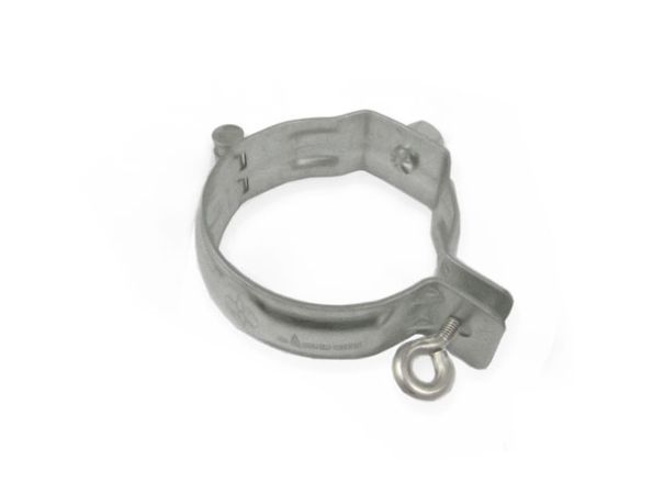 100mm Grey Aluminium Steel M10 Downpipe