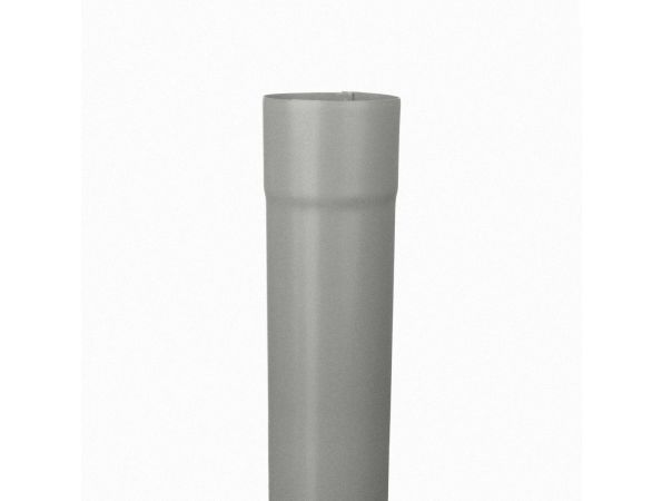 80mm Grey Aluminium Steel 3mtr Downpipe