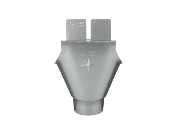 150mm Galv Steel HR 80mm Outlet