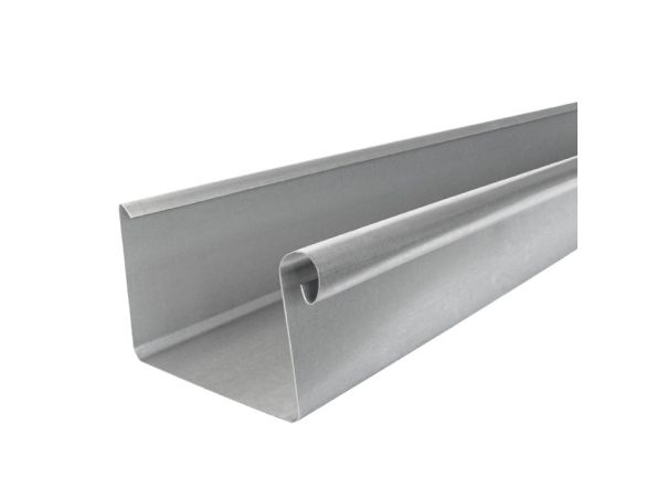 120mm Galvanised Steel Box Gutter 3m Length