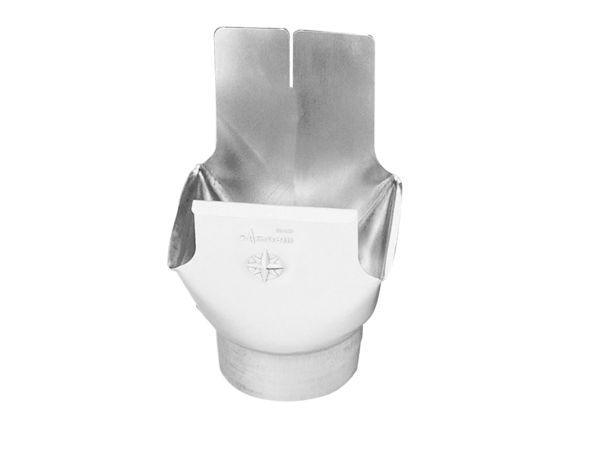 120mm Galv Steel Box Outlet 100mm