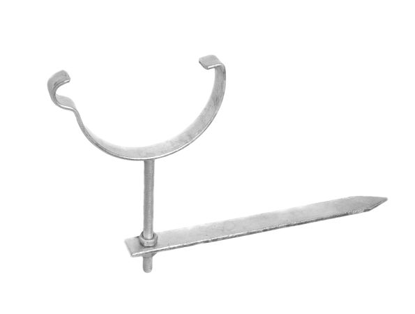 150mm Half Round Galvanised Steel Rise & Fall Bracket - (there is no Natural Zinc Version)