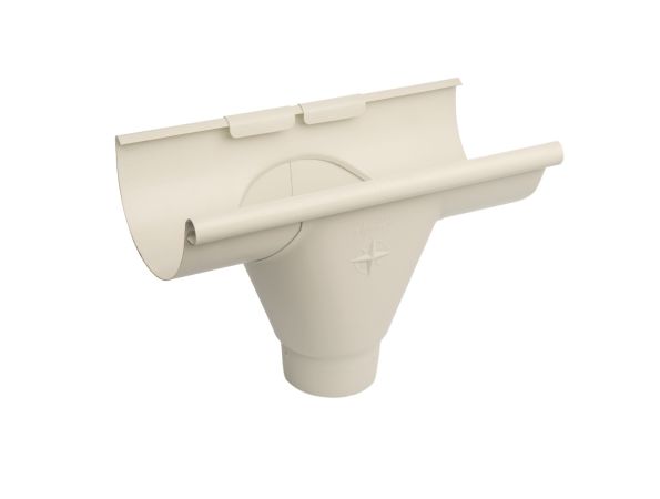 115mm HR White Steel 80mm Prefab Outlet