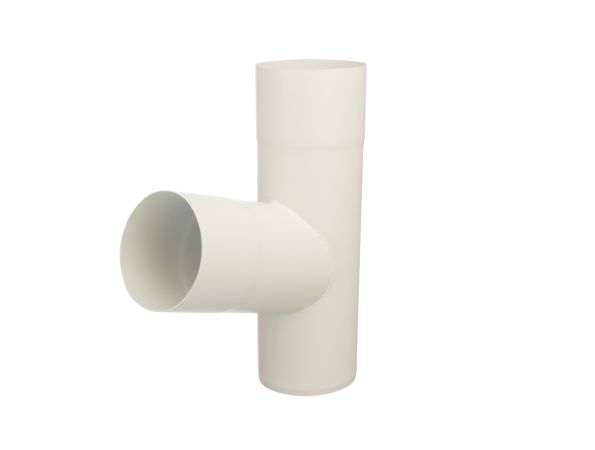 80mm Grey White Steel Downpipe 72 Branch