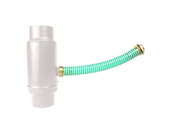 80mm Grey White Steel Rainwater Collector