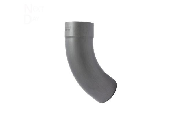 80mm Quartz Zinc Downpipe 70° Bend