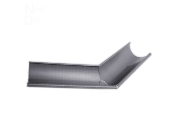 125mm Half Round Quartz Zinc 135 Degree External Gutter Angle