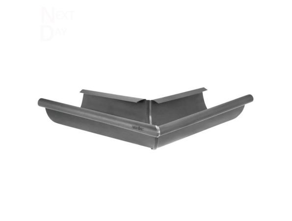 125mm Half Round Quartz Zinc 90 Degree External Gutter Angle