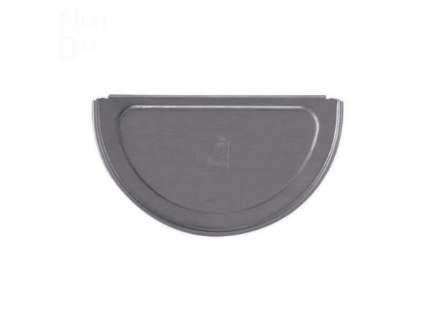 125mm Half Round Quartz Zinc Gutter Stop End