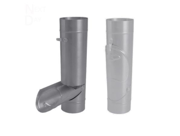 100mm Quartz Zinc Downpipe Divertor