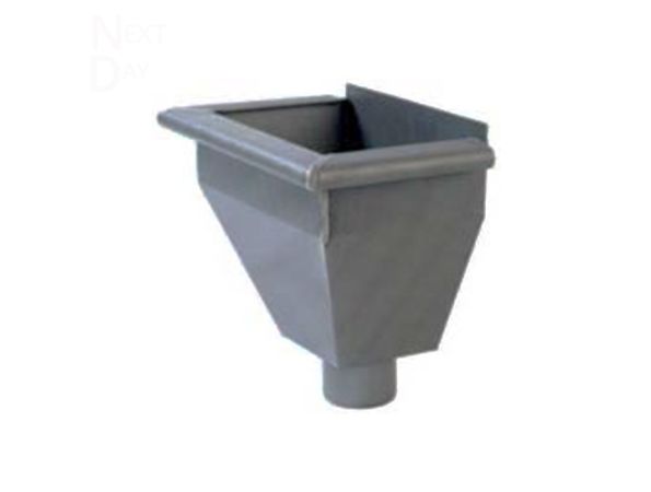 Quartz Zinc Long Hopper Head with 80mm Outlet 