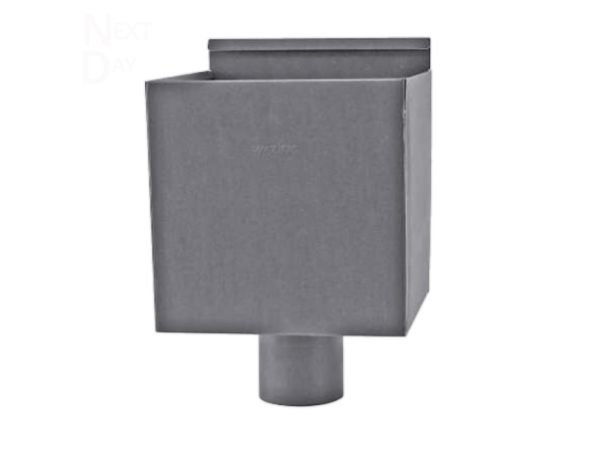 Quartz Zinc Box Hopper Head  with 100mm Outlet 