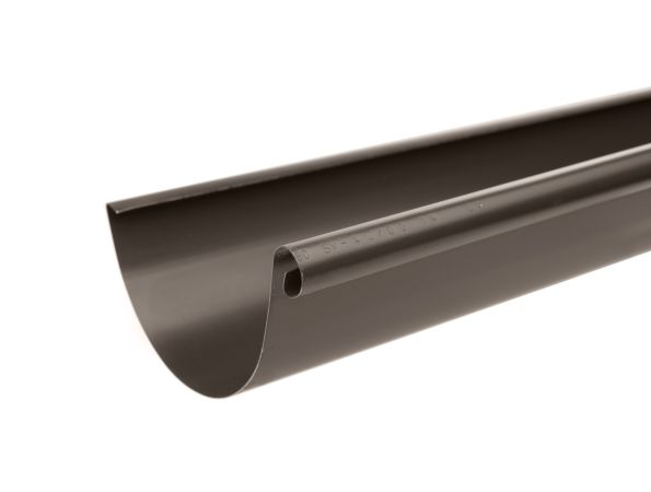 115mm Sepia Steel HR Gutter 3m
