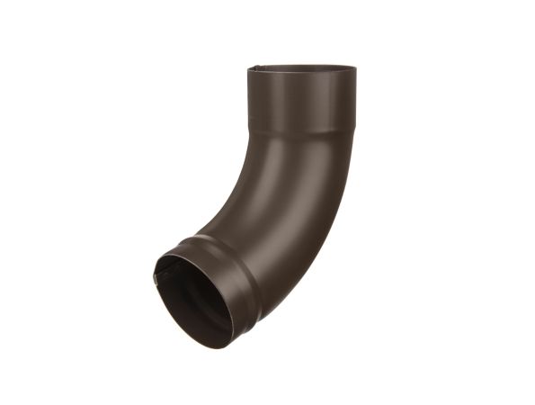80mm Sepia Steel Downpipe Shoe