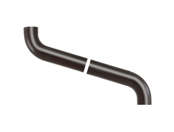 80mm Sepia Brown Steel 2 Part Offset up