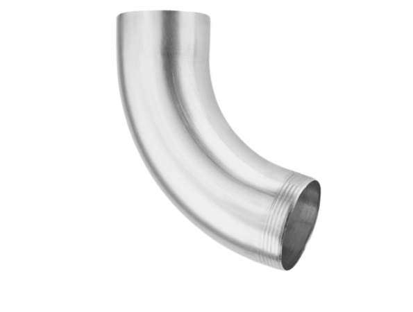 100mm Natural Zinc 70° Bend