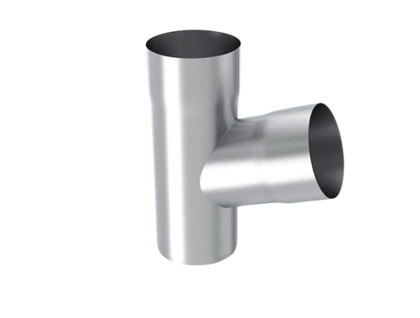 80mm Natural Zinc 70° Branch