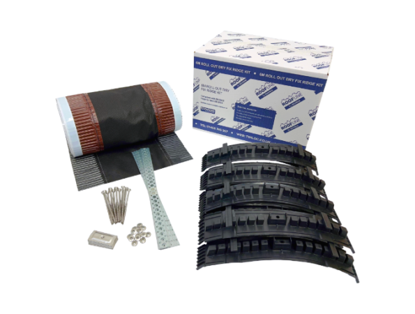 Dry Ridge Kit Black 6m - Integrated Clips - Single Pack