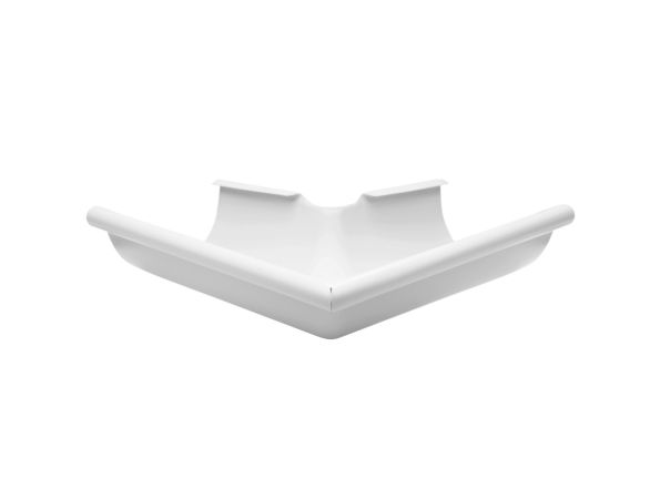 115mm White Steel HR 90 Ext Angle