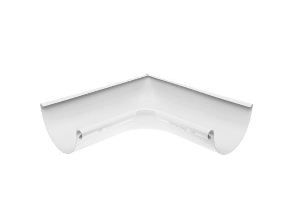 125mm White Steel HR 90 Int Angle