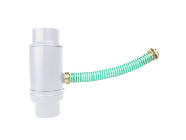 80mm White Steel Rainwater Collector