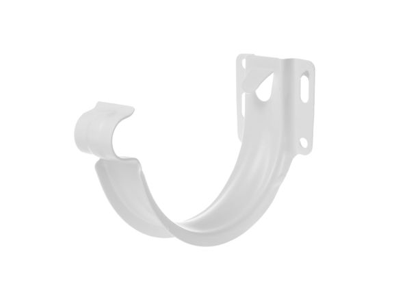 125mm White Steel 'Shallow' Fascia Bracket