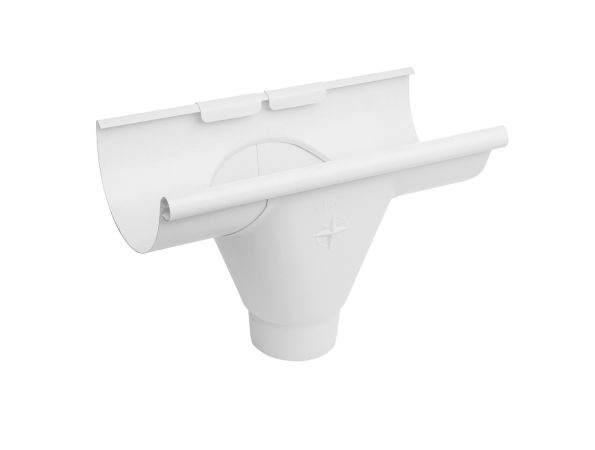 115mm White Steel 80mm Prefab Outlet