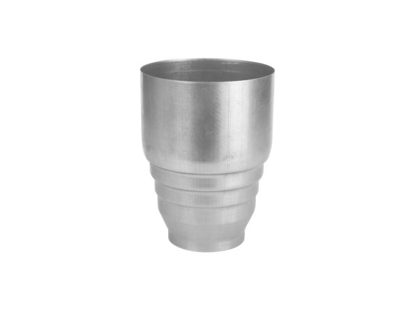 Infinity ZM Galvanised Steel Downpipe Reducer - 100mm to 65mm