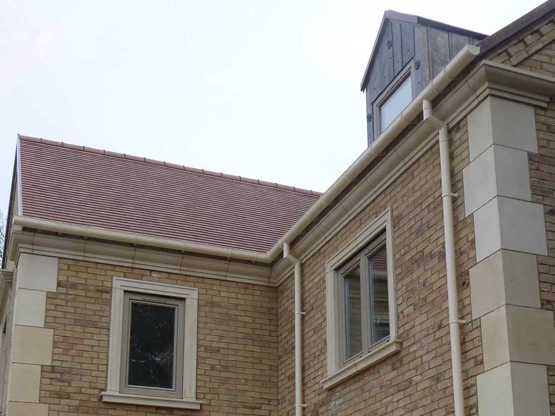 Extruded Aluminium Deepflow Guttering