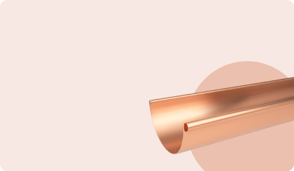 Copper<br> Gutters & Downpipes